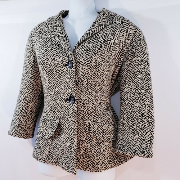 Coldwater Creek Womens Jacket Tweed Size 6 Lined I‎ - Picture 3 of 8